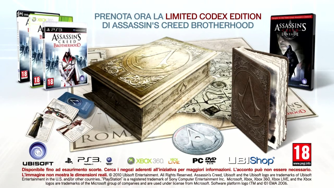  Assassin’s Creed Brotherhood Limited Codex Edition