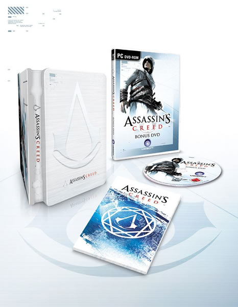 Assassin's creed 1 one altair G1 DVD steelbook steel metal tin